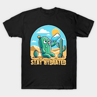 Stay Hydrated Cactus T-Shirt